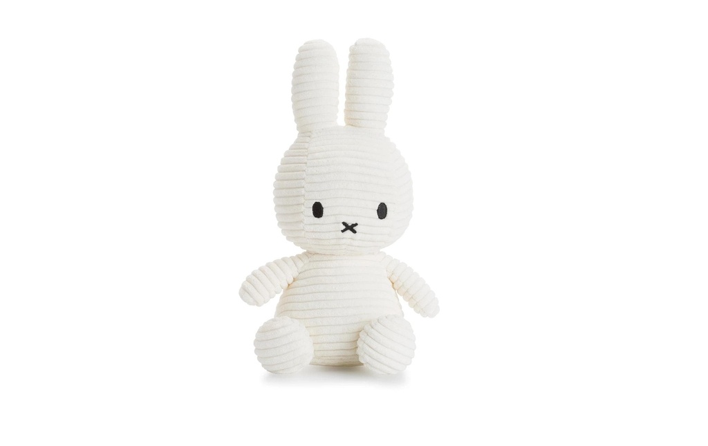 Bon Ton Toys Miffy ECO velours côtelé blanc 23 cm