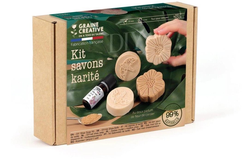 Graine Créative Graine Créative Kit DIY Savon Beurre de Karité Beurre de karité
