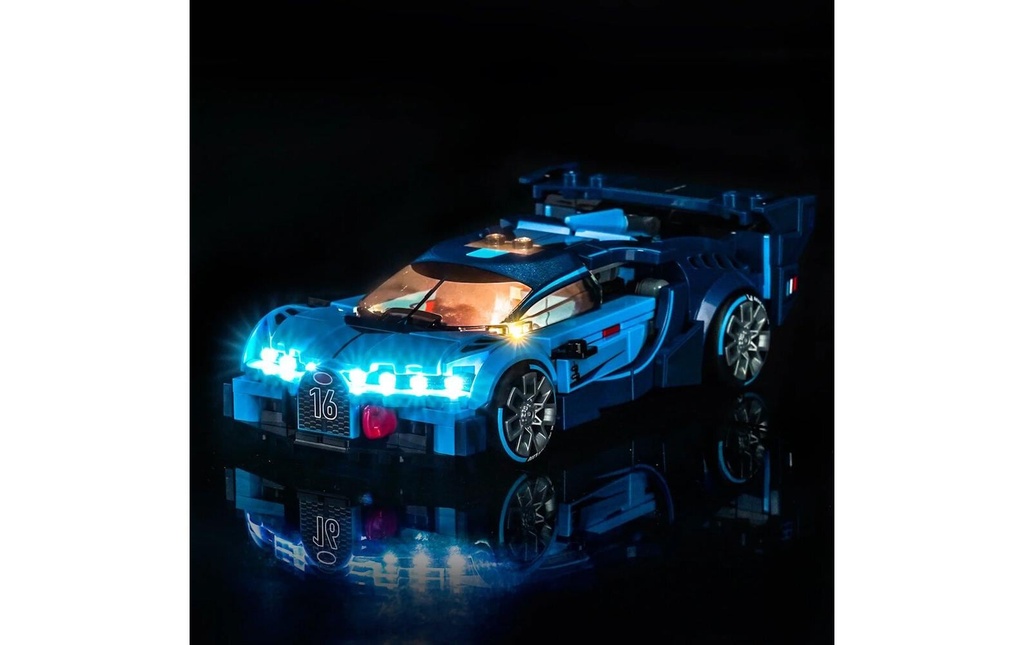 BrickBling Lumières-LED pour LEGO® 77253 Bugatti Vision GT