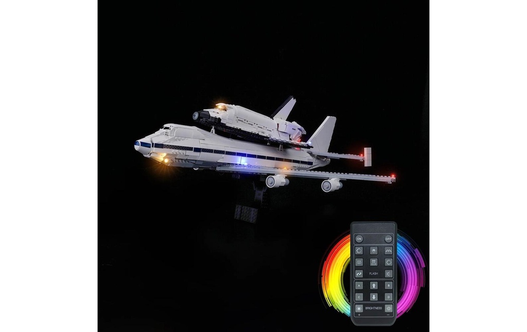 BrickBling Lumières-LED pour LEGO® 10360 Transport de la navette spatiale