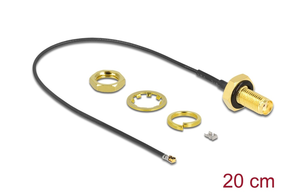 Delock Câble d'antenne I-PEX/SMA/MHF 4L à MHF 4L, 0.2 m
