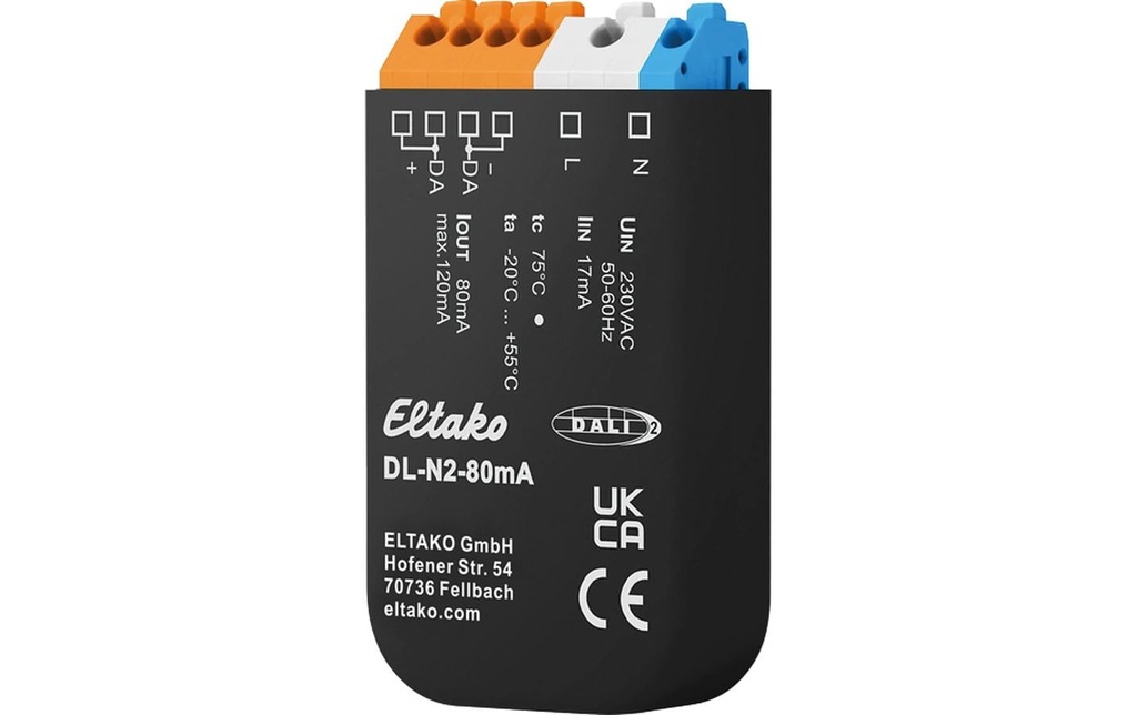 Eltako DL-N2 Bloc d'alimentation pour bus DALI encastré 80 mA