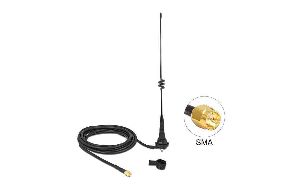 Delock Antenne SMA 3.5 dBi Rayonnement omni directionnel