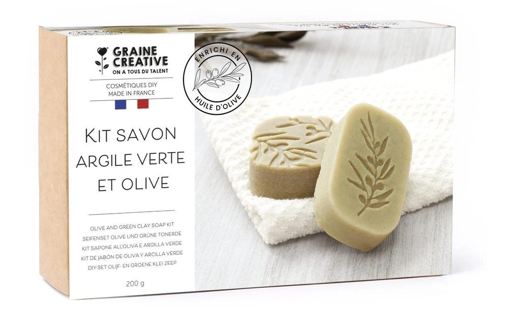 Graine Créative Graine Créative Kit DIY Savon Olive & Argile