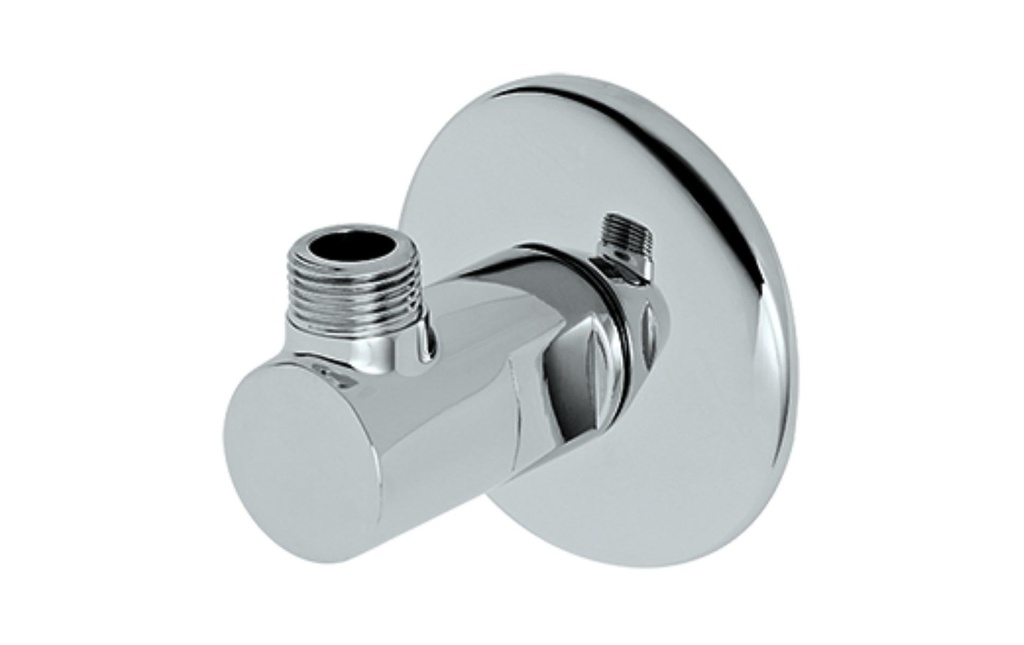 Laufen Robin. de régl. d'angle Laiton chromé rosace incluse
