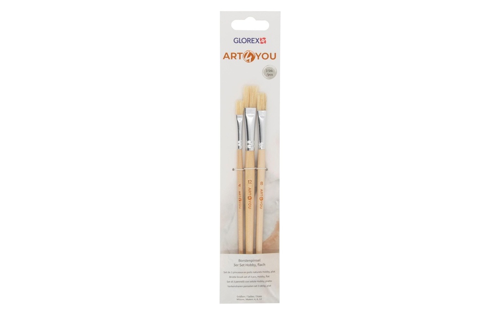 Glorex Pinceau en soie Glorex 3 Pièce/s