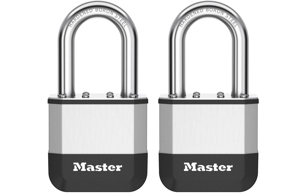 Masterlock Cadenas Elite 52 mm 2er Argenté Aluminium/Acier