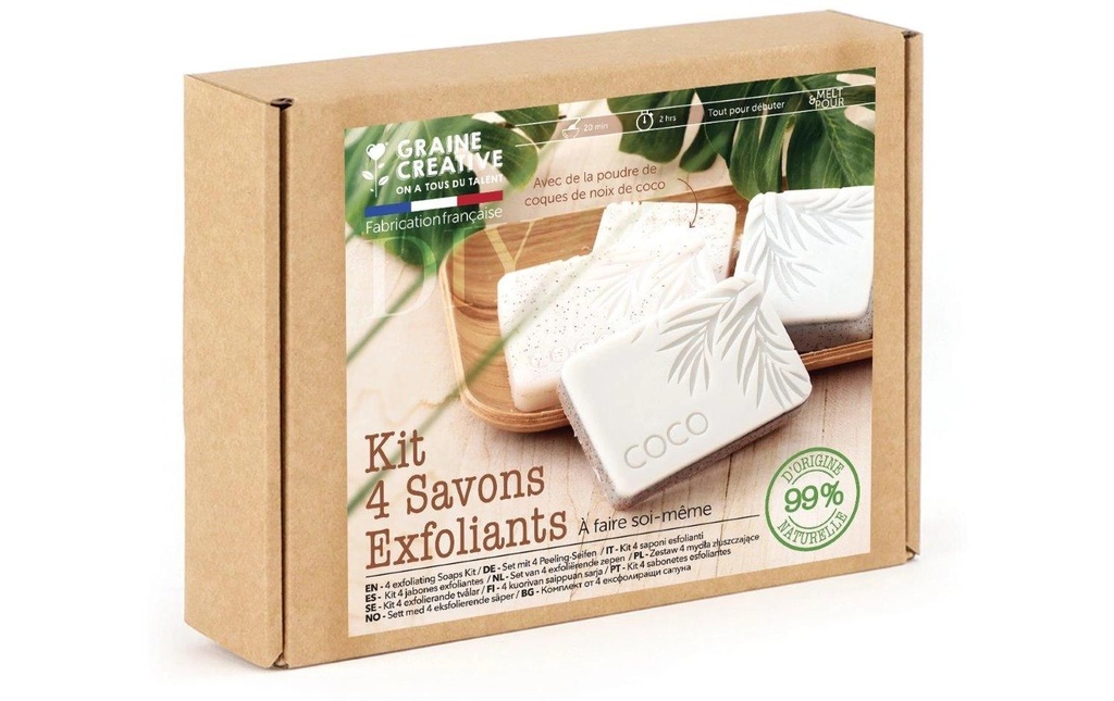 Graine Créative Graine Créative Kit DIY Gommage Savon Abricot Coco