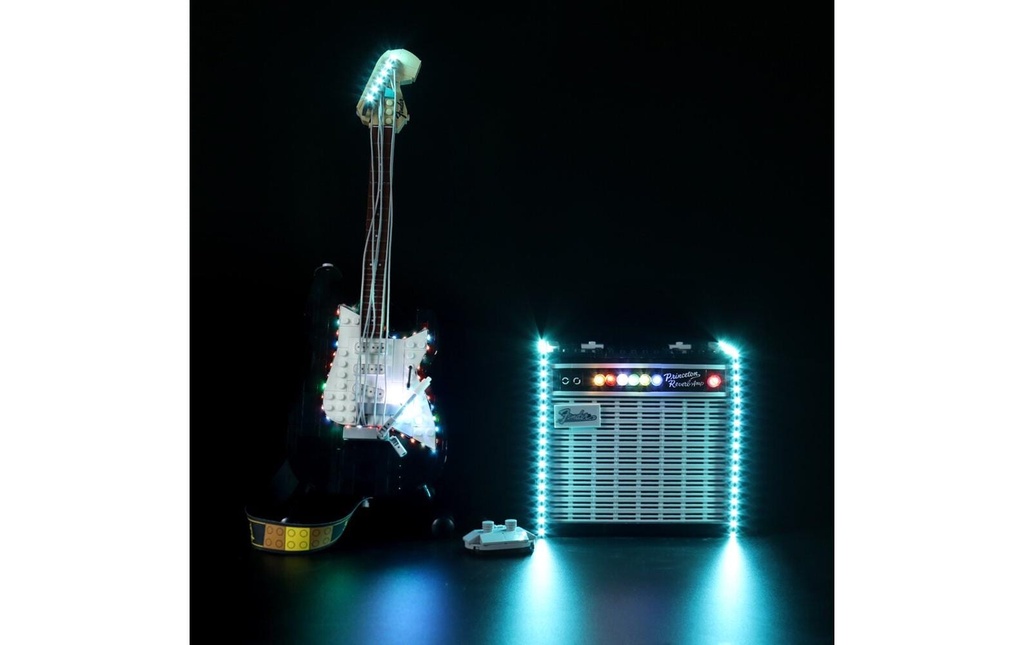 BrickBling Lumières-LED pour LEGO® 21329 Fender Stratocaster