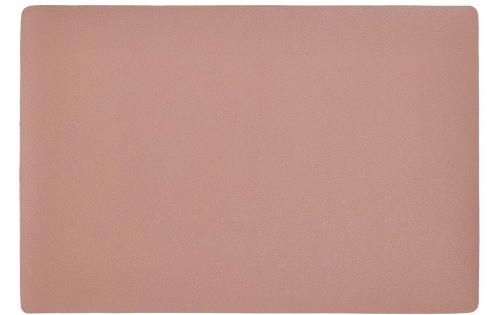 Zeller Present Set de table Cuir synthétique 30 cm x 45 cm, Rose