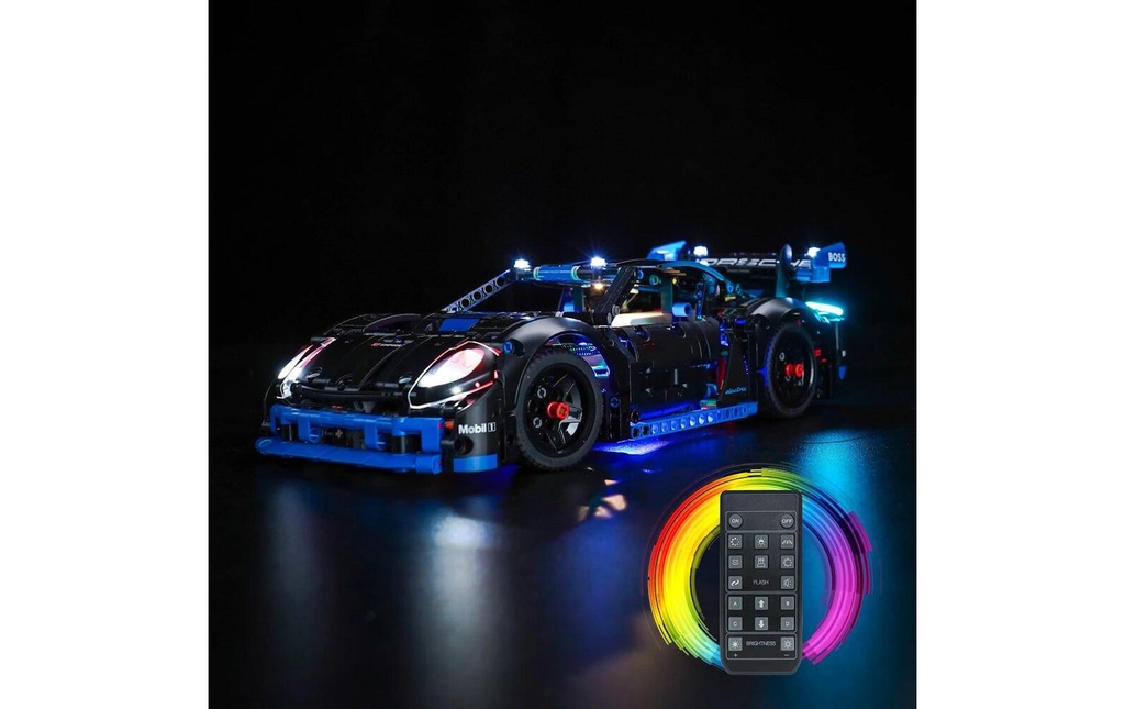 BrickBling Lumières-LED pour LEGO® 42176 Porsche GT4 ePerformace