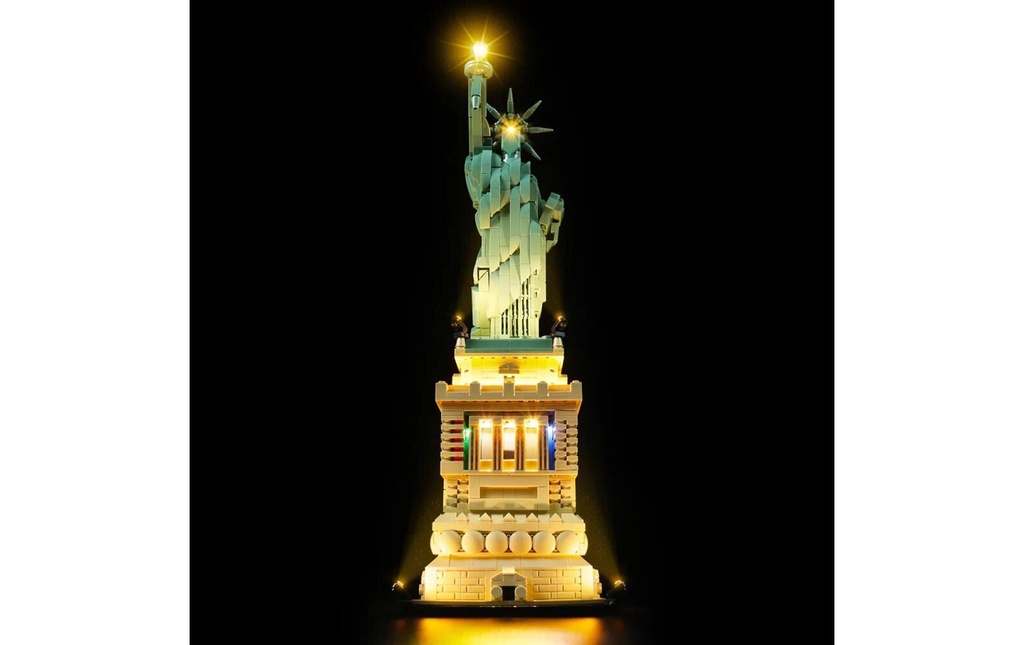 BrickBling Lumières-LED pour LEGO® 21042 Statue de la Liberté
