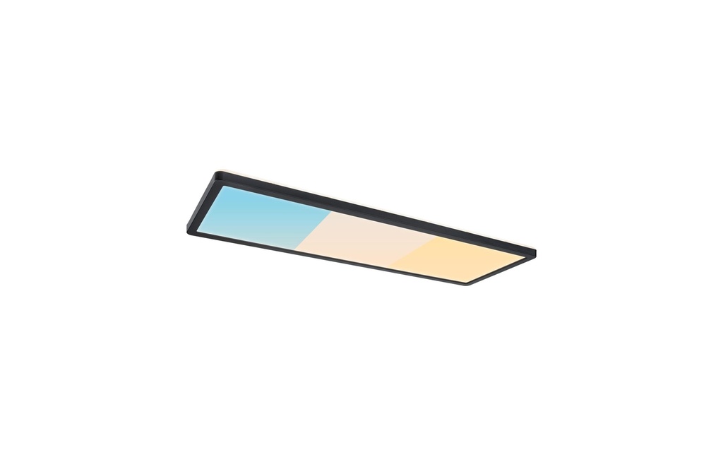 Paulmann Panneau LED Atria Shine IP44 carré 560 x 200 mm noir optique