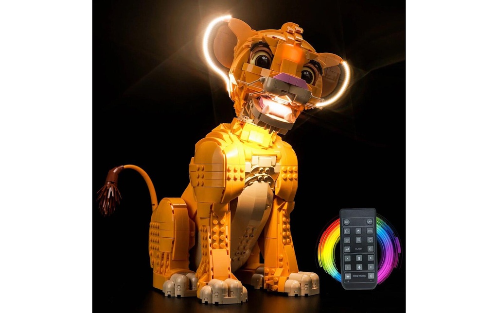 BrickBling Lumières-LED pour LEGO® 43247 Simba Le roi lion