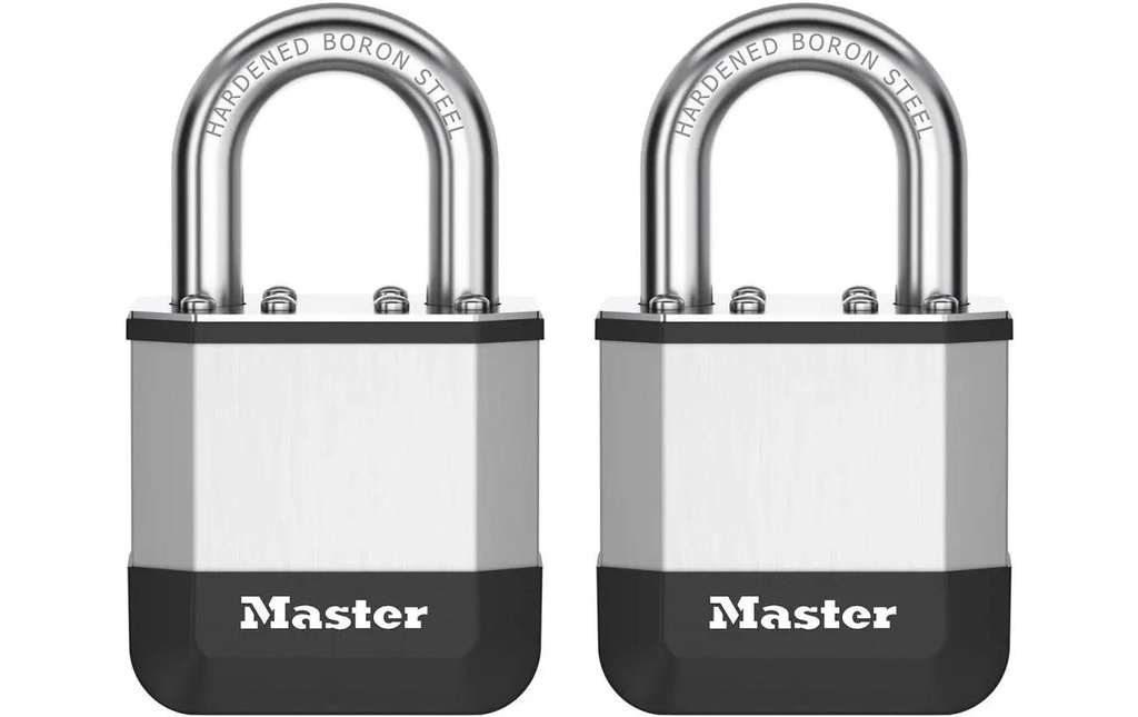 Masterlock Elite 45 mm 2er Argenté Aluminium