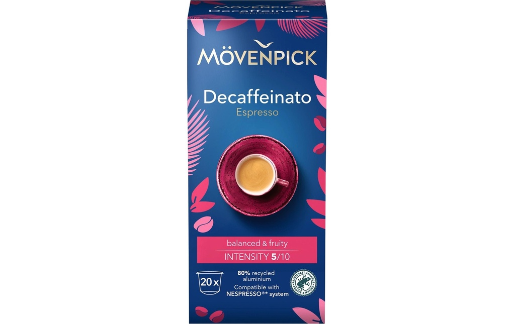 Mövenpick Espresso décaféiné 20 Pièce/s