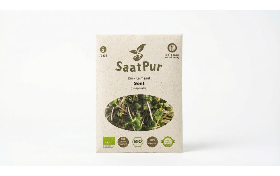 Gorilla Gardening Graines à germer bio Microgreens Moutarde