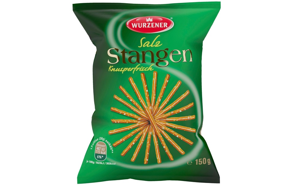 Wurzener Wurzener Bâtonnets salés 200g tout juste sorti du four