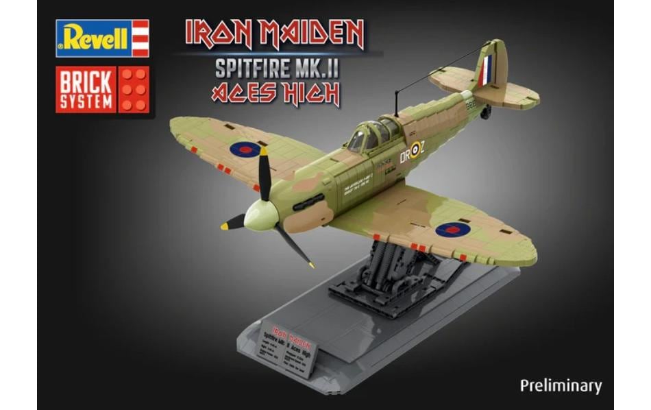 Revell Iron Maiden Spitfire MK.II Aces High – Système de briques