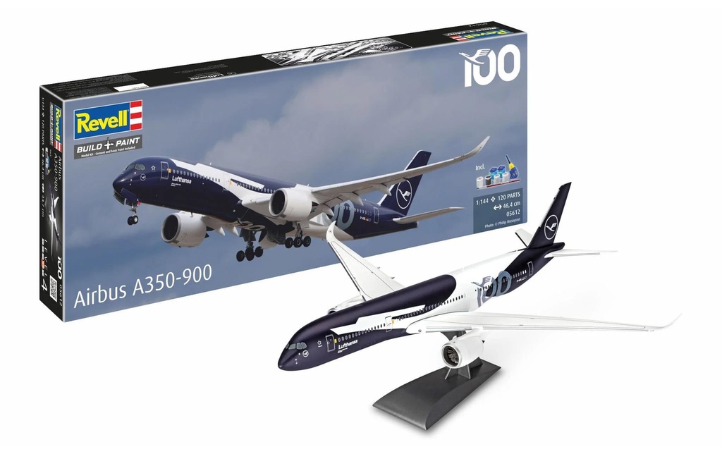Revell Coffret cadeau A350-900 - Lufthansa 100years 1:144