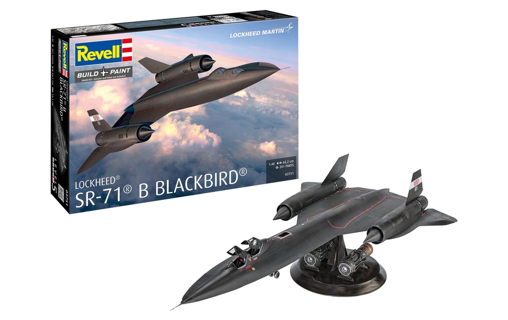 Revell Lockheed SR-71B Blackbird 1:48