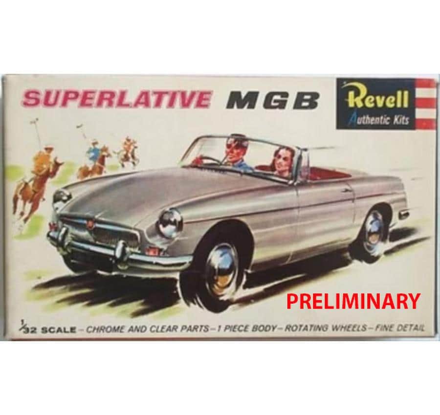 Revell Roadster MGB - 75 ans de modélisation plastique 1:32