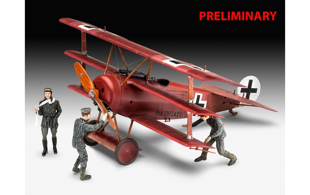 Revell Fokker Triplane DR.1 - 75 ans de modélisation plastique 1:28