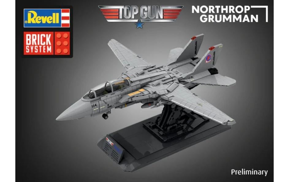 Revell Maverick's F-14A Tomcat Top Gun – Système de briques