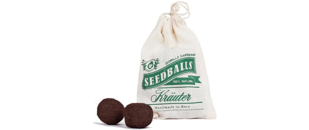 Gorilla Gardening Seedballs aux herbes