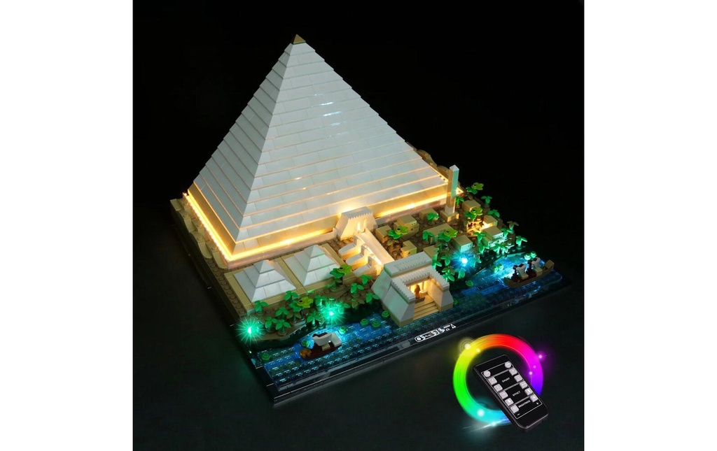 BrickBling Lumières-LED pour LEGO® 21058 Pyramide de Khéops