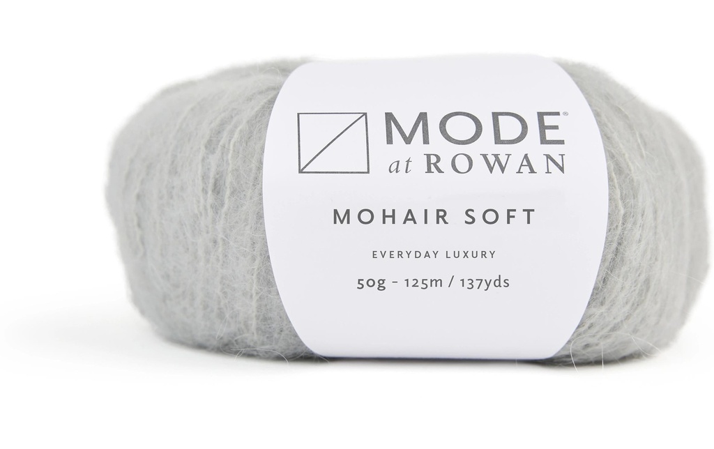 Mode at Rowan Laine Mode Mohair Soft 50 g, 125 m, gris