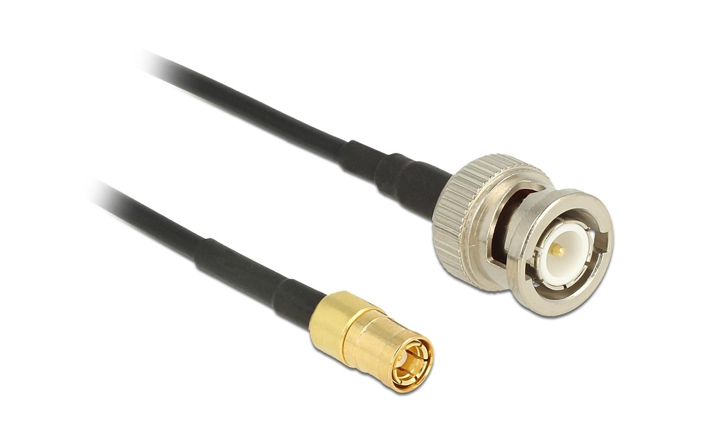 Delock Câble d'antenne SMB/BNC à BNC, 3 m