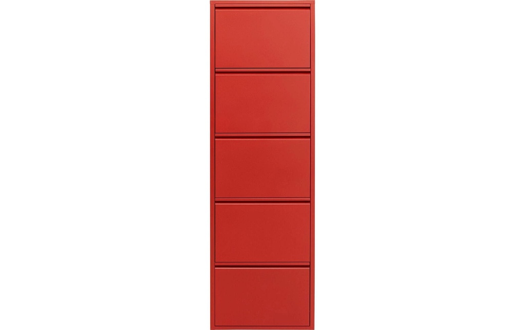 Kare Armoire à chaussures Caruso 5, Rouge