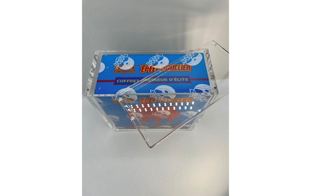 EvoRetro Acryl Box Présentoir en acrylique pour les boîtes Booster/Elite Trainer