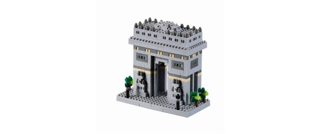 BRIXIES Modèle construction Arc de triomphe de 509 briques