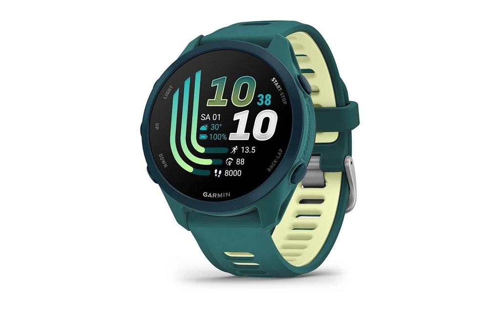 GARMIN Montre de sport GPS Forerunner 170 Music Vert/Bleu/Jaune