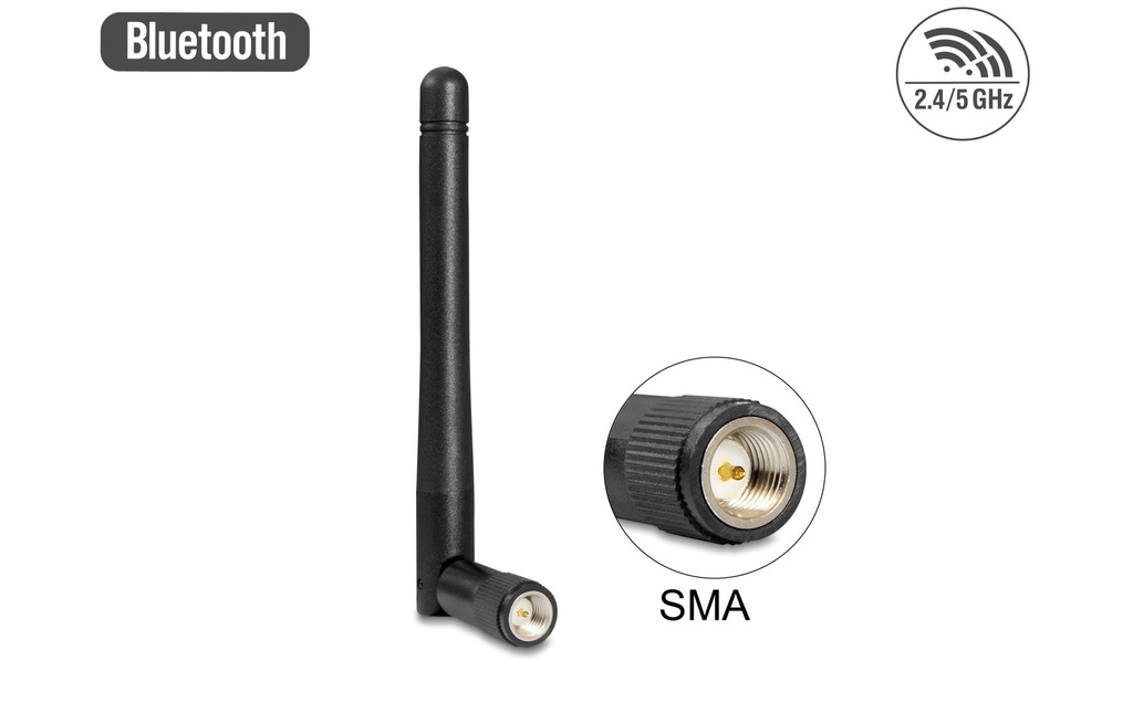 Delock Antenne SMA 2 dBi Rayonnement omni directionnel