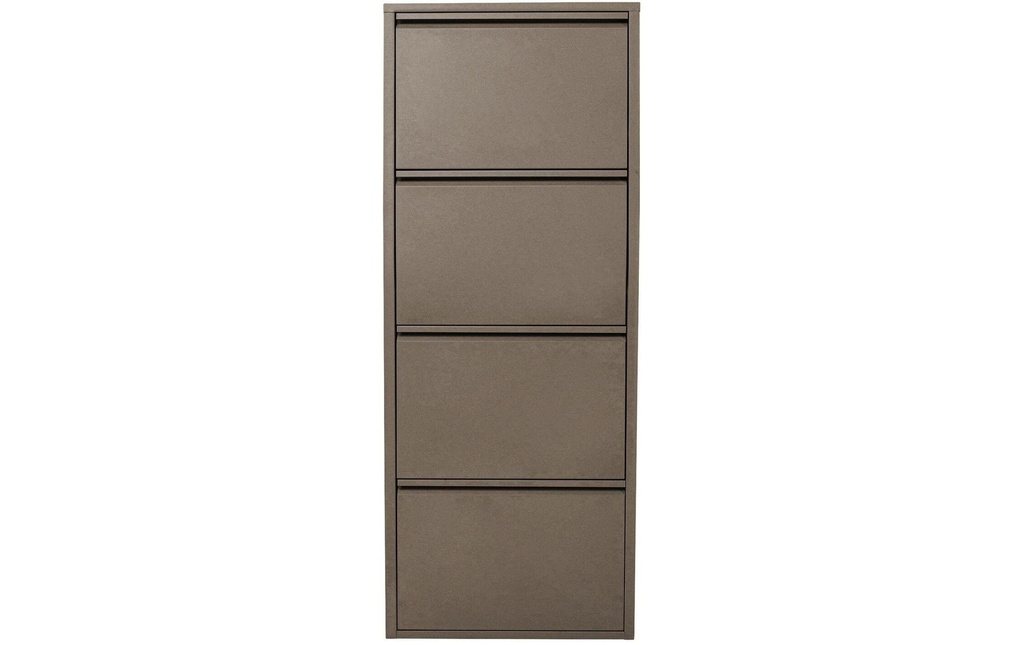 Kare Armoire à chaussures Caruso 4, Taupe