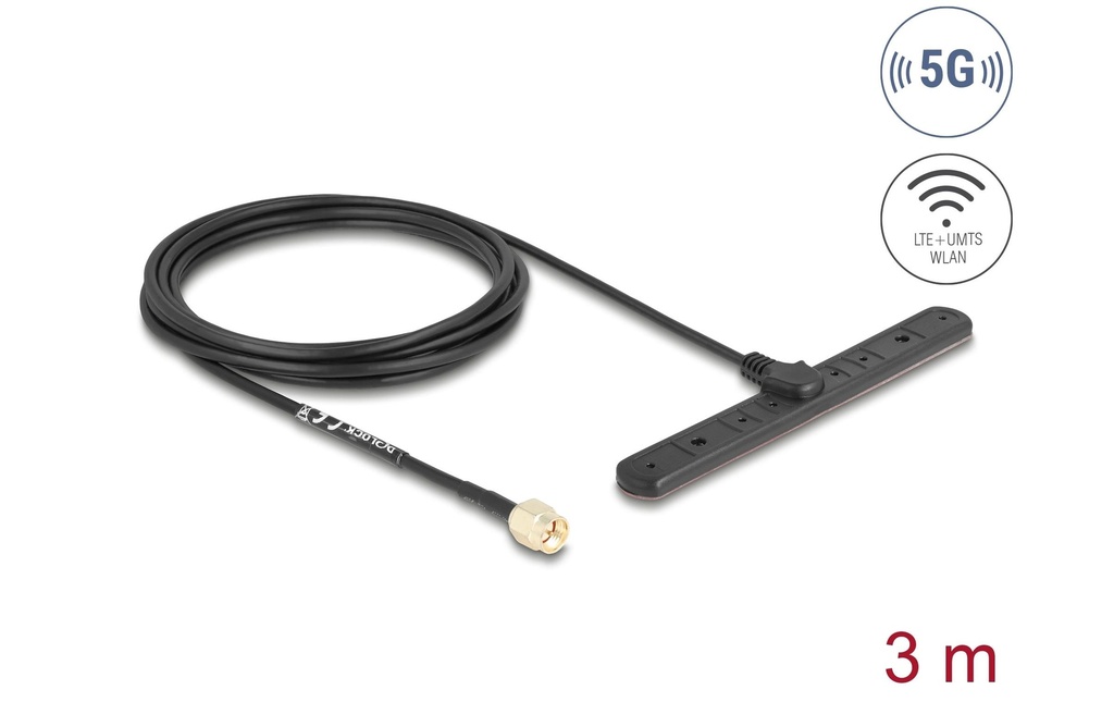 Delock Antenne SMA 3 dBi Rayonnement omni directionnel