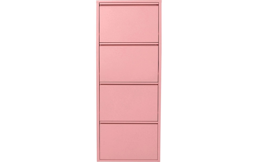 Kare Armoire à chaussures Caruso 4, Rose