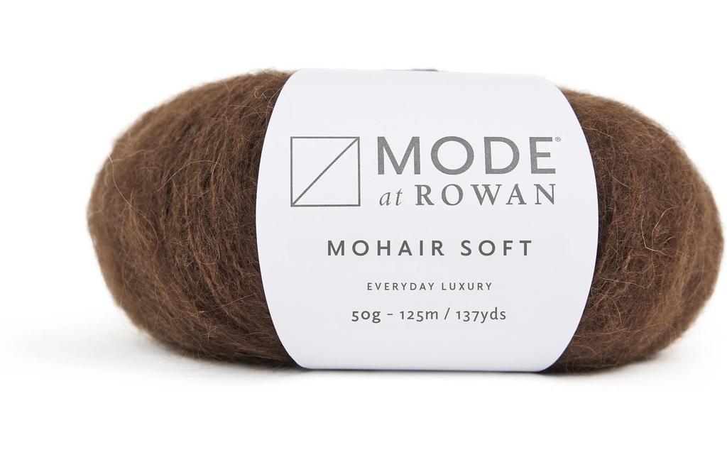 Mode at Rowan Laine Mode Mohair Soft 50 g, 125 m, brun