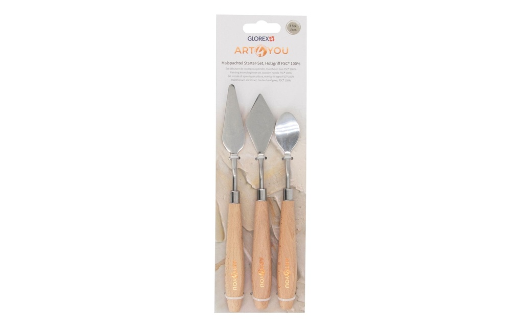 Glorex Kit de spatules à peindre Glorex 3 Pièce/s