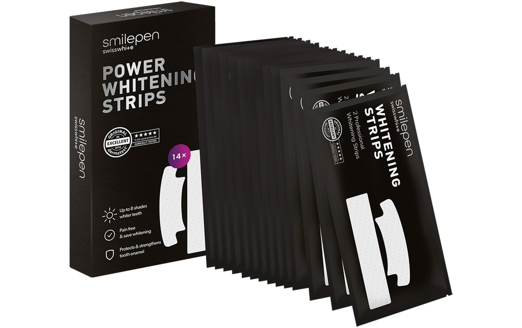 Smilepen Blanchiment Power Whitening Strips 14 x 2 pièces