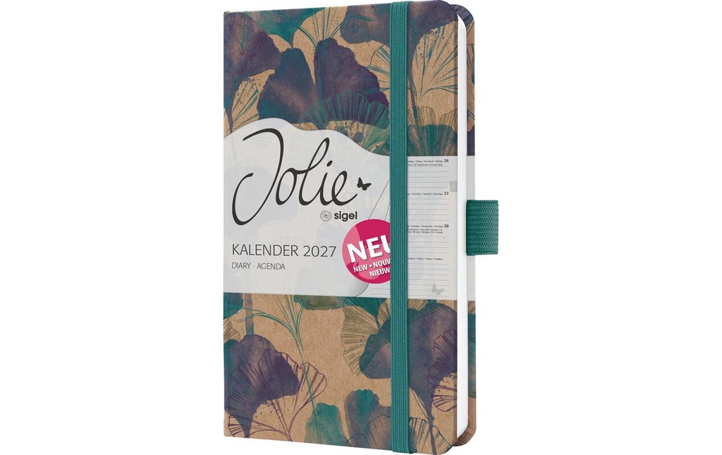 SIGEL Agenda JOLIE A6 Moonlig.Ginkgo