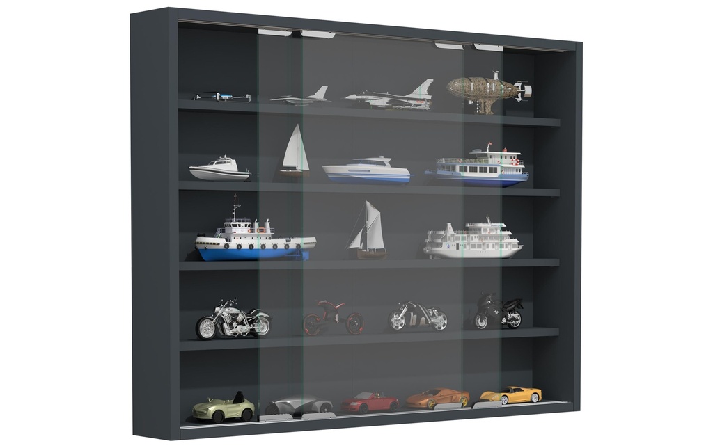 VCM Vitrine Agisa L 77 x 60 cm, anthracite