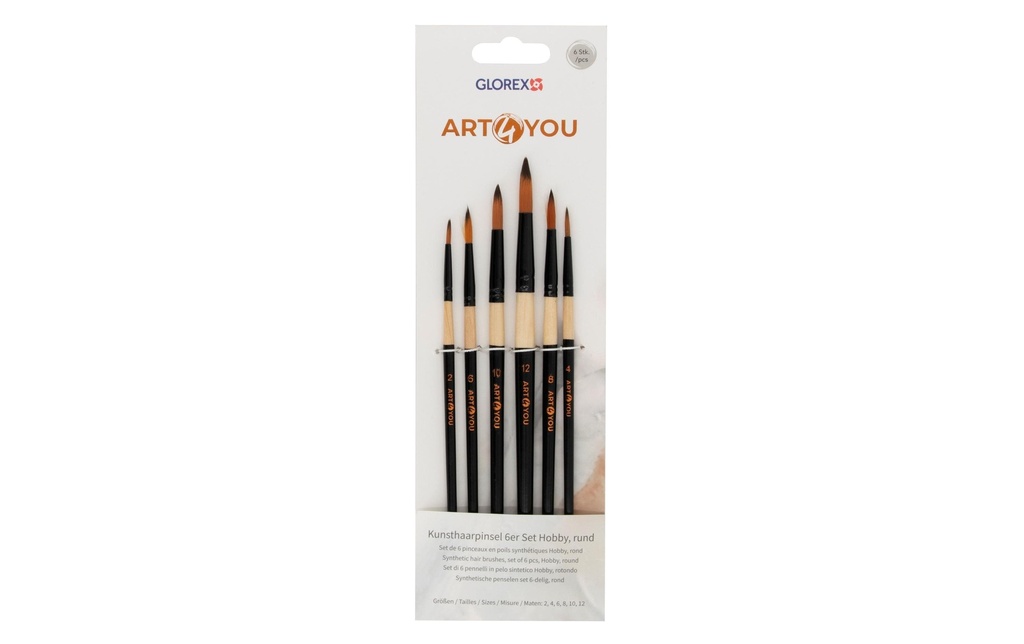 Glorex Pinceau Glorex Synthetic 6 Pièce/s