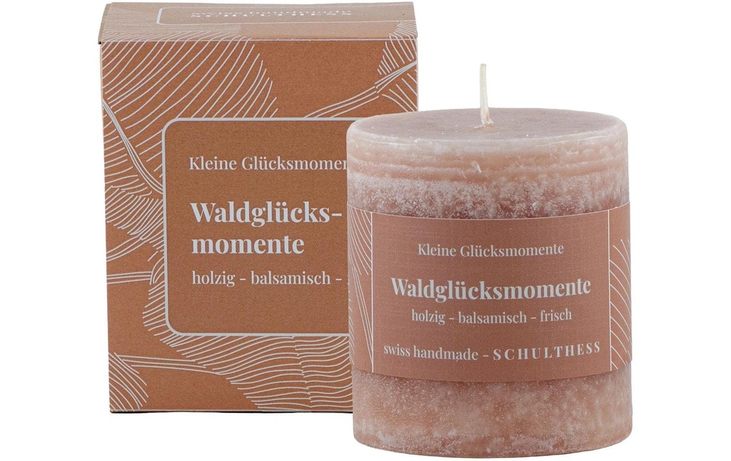 Schulthess Kerzen Bougie parfumée Moments de bonheur en forêt 7 x 8 cm