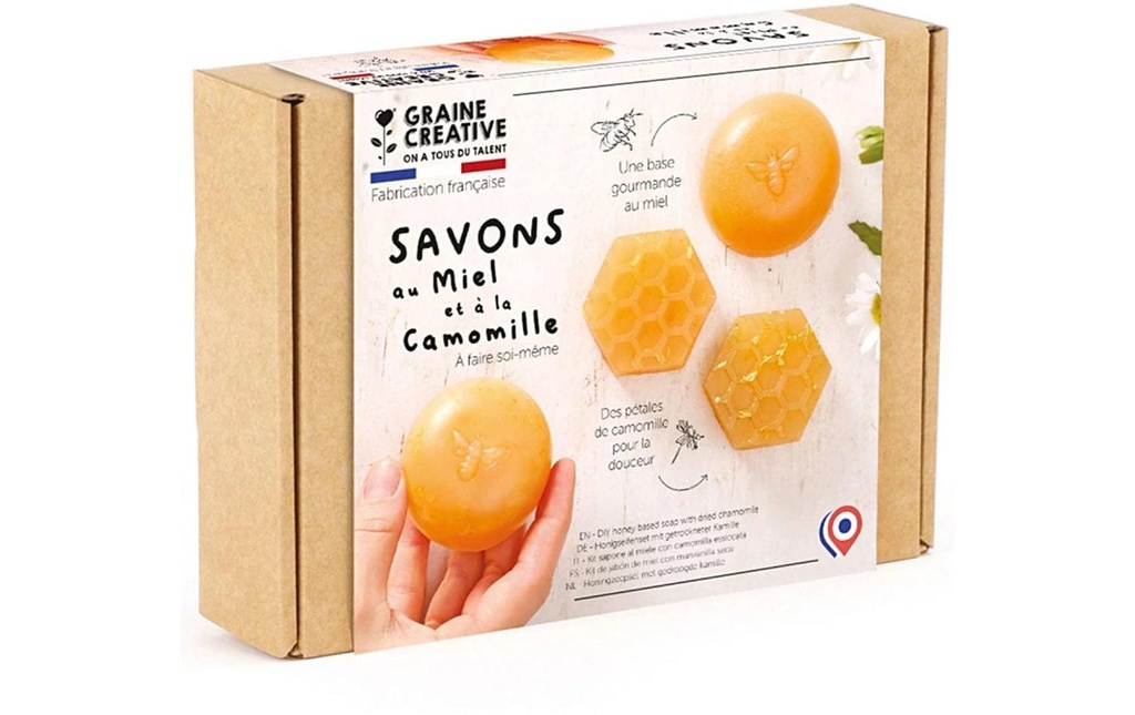 Graine Créative Graine Créative Kit DIY Savon Miel Miel et camomille
