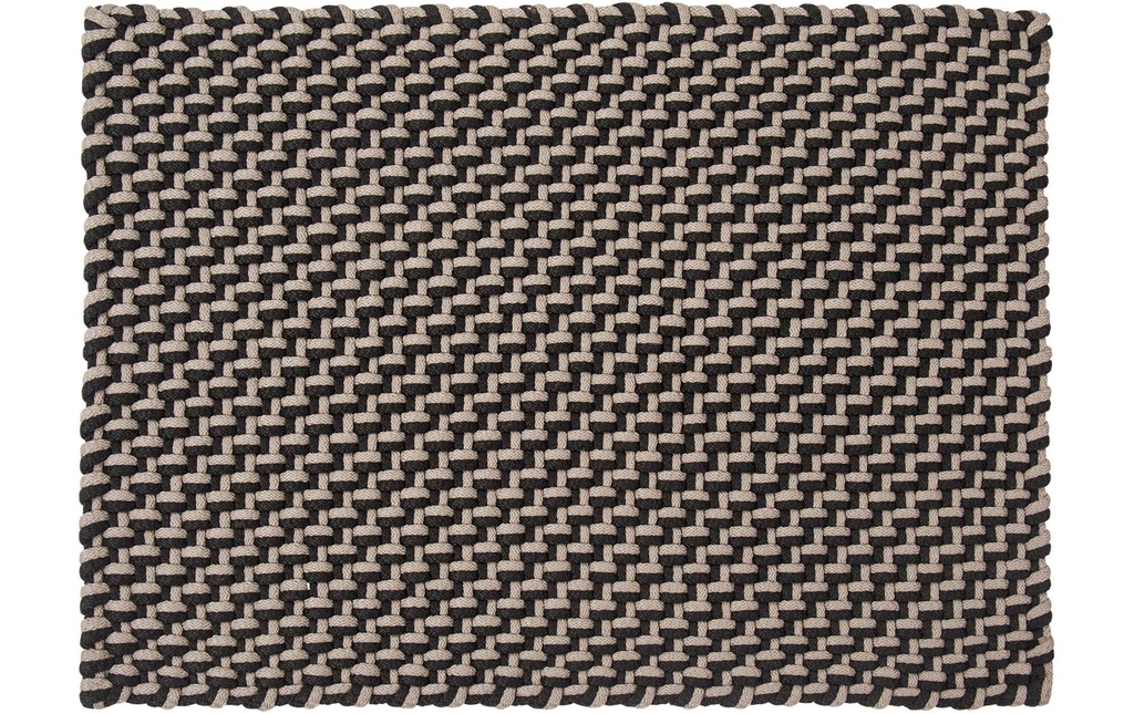 pad Tapis de sol Piscine Noir-Sable, 72 x 92 cm