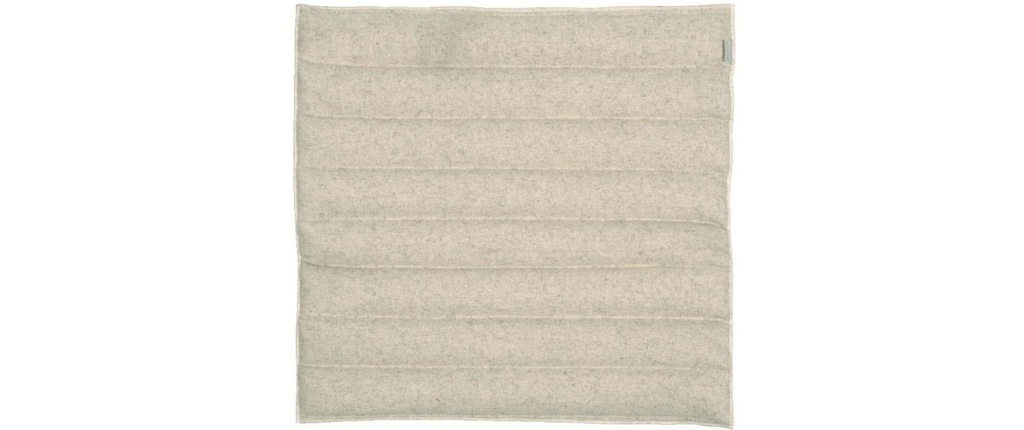 pad Coussin d’assise Lamu Naturel, 40 x 40 x 2 cm